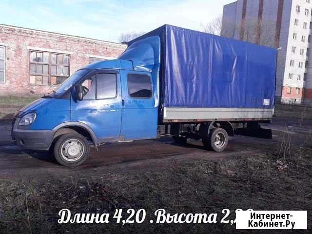 Грузоперевозки.Газель дл.4,25.Высота 2,2 +грузчики Рыбинск - изображение 1