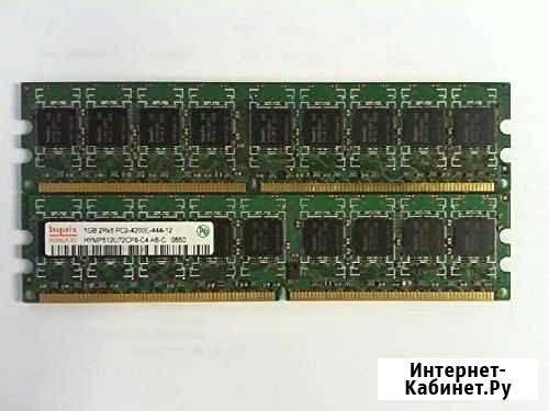 2181 Модуль памяти DDR2 1 Гб PC4200 Hynix Челябинск - изображение 1