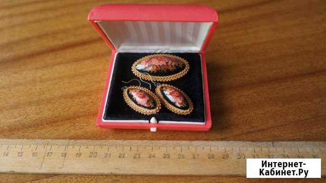 Продам серьги и брошь Качканар - изображение 1