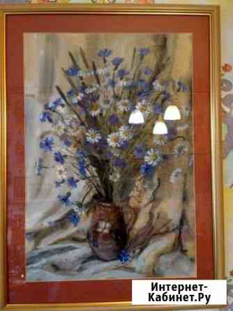 Картина акварельная в раме худ. Бухарова Ярославль