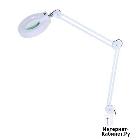 Лампа лупа диодная (LED), настольная, 5D Москва - изображение 1