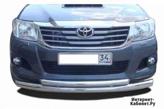 Защита переднего бампера Toyota Hilux 2011 Ахтубинск