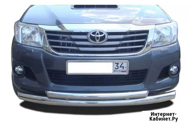 Защита переднего бампера Toyota Hilux 2011 Ахтубинск - изображение 1