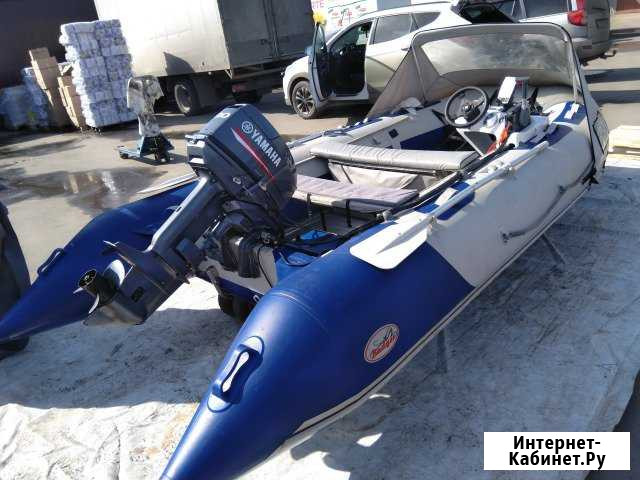 Продам Морскую лодку Баджер HD 430 и плм Ямаха 30 Северодвинск - изображение 1