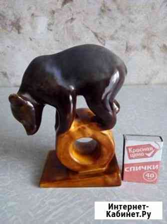 Статуэтка Мишка на колесе Тверь