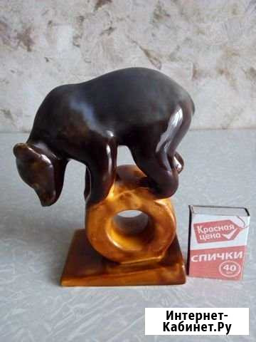 Статуэтка Мишка на колесе Тверь - изображение 1