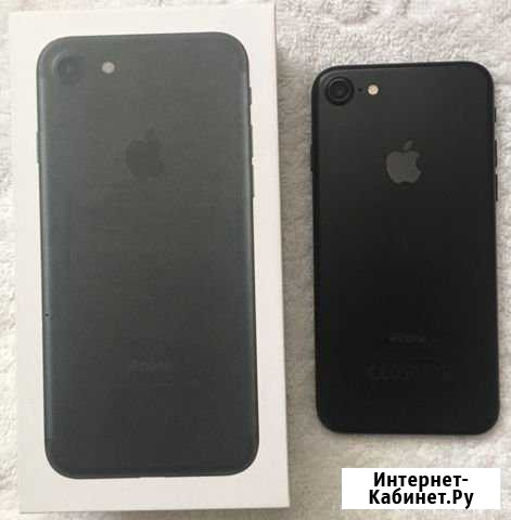 iPhone 7 black 128 gb Краснодар - изображение 1