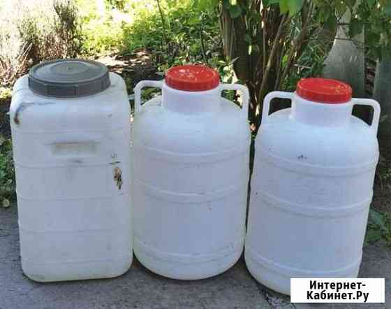 Бочка пластиковая (канистра с крышкой) 50 литров Кострома