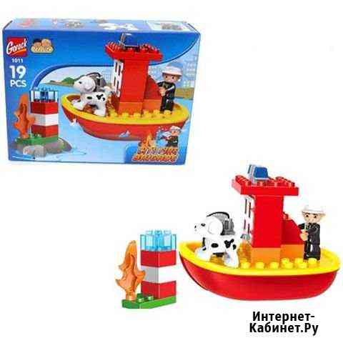 Конструктор Gorock Пожарный катер 19 дет Оренбург