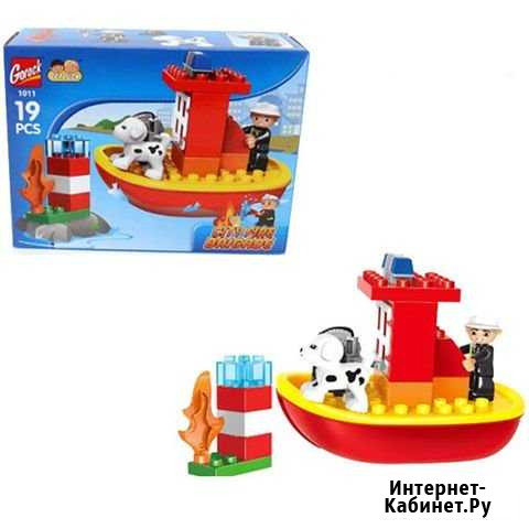 Конструктор Gorock Пожарный катер 19 дет Оренбург - изображение 1