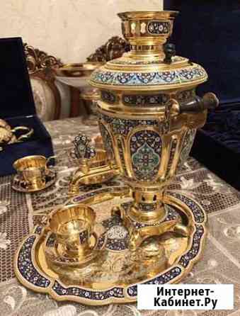 Серебро 875 пр. Серебряный самовар. (серебро- позо Нижний Новгород