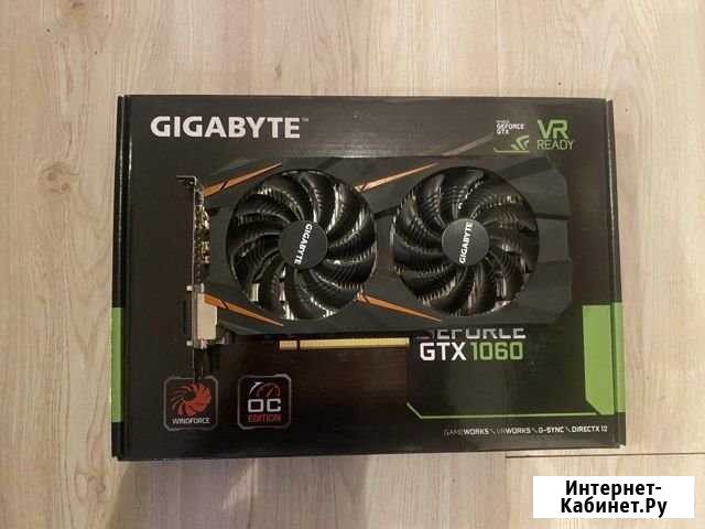 GTX Geforce 1060 3gb Gigabite Ижевск - изображение 1