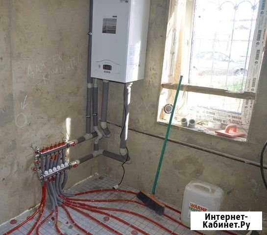 Установка газового оборудования, тёплый пол Курск - изображение 1
