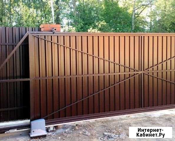 Откатные ворота Кубинка - изображение 1