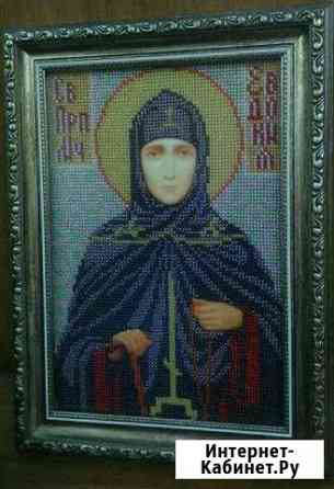Икона Евдокия, чешский бисер Симферополь