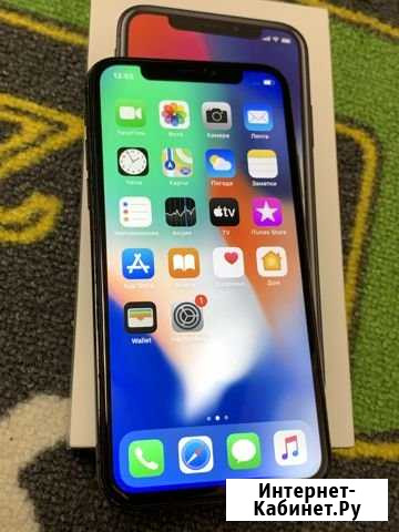 iPhone X 64Gb рст полная комплектация Казань - изображение 1