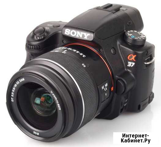Зеркальный фотопарат Sony Alpha A37 (м3) Уфа - изображение 1