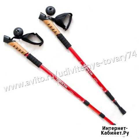 Палки для скандинавской ходьбы Пробковые ручки Новосибирск - изображение 1