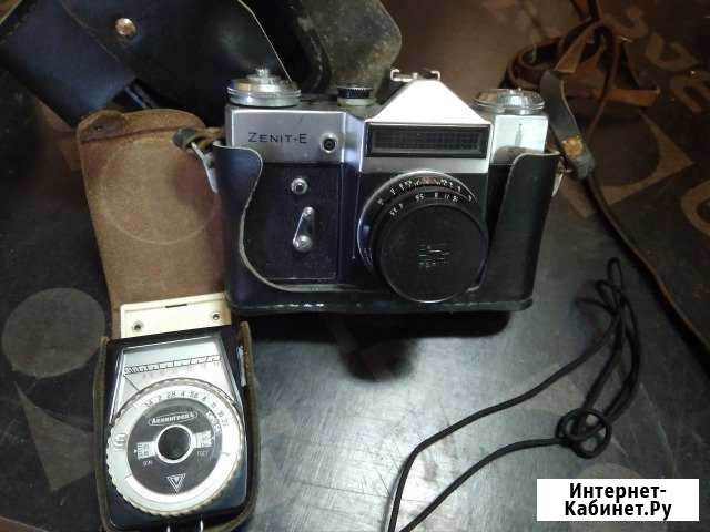 Фотоаппарат Zenit-E с экспонометром Красногорск - изображение 1