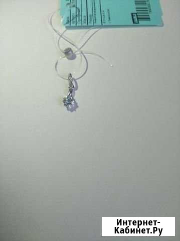 Подвеска с натуральным топазом Чебоксары - изображение 1