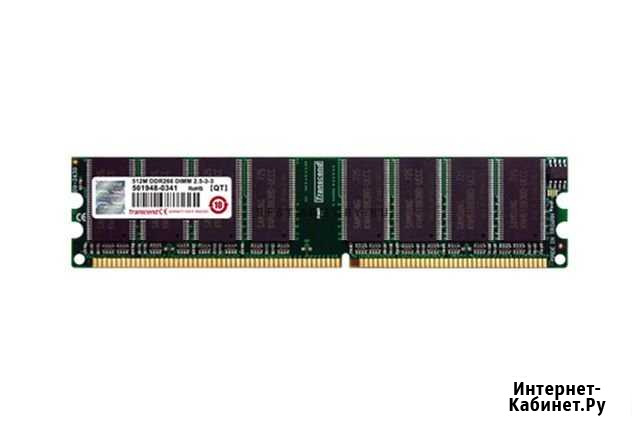 288 Модуль памяти DDR 512 Мб PC3200 Transcend Челябинск - изображение 1