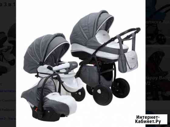 Коляска Tutis Zippy эко кожа 3 в 1 Белореченск