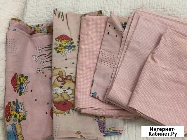 2 комплекта постельного белья для девочки в детску Краснодар - изображение 1