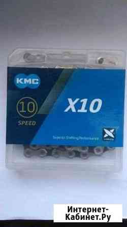 Цепь велосипедная KMC X10, 10 скоростей Сочи