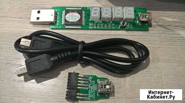 USB 4-bit SM BUS Test Diagnostic Card Tester Рязань - изображение 1