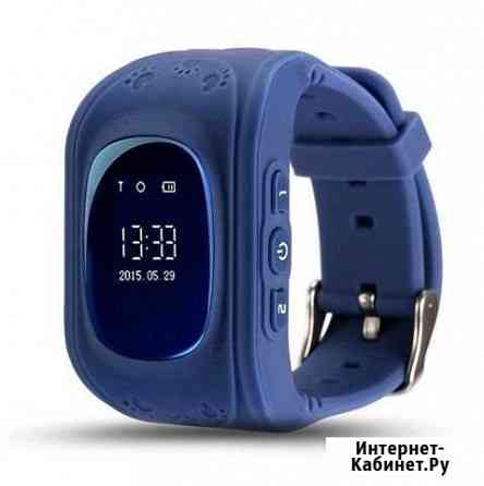 Q50 Детские часы с GPS Smart Baby Watch синие Нижнекамск