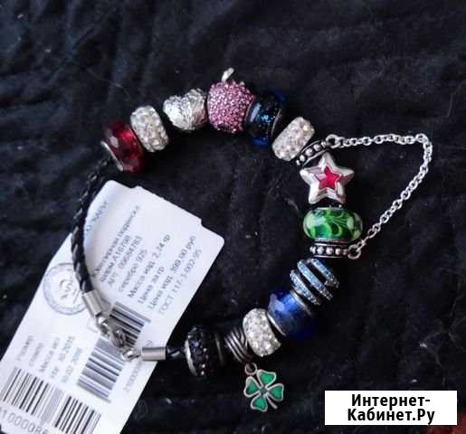 Браслет серебро с шармами Барнаул - изображение 1