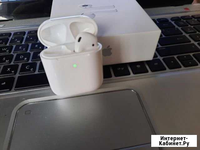 AirPods2 Оригинал Полный комплект Белореченский - изображение 1