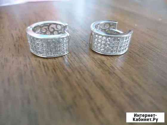 Серьги серебро 925 пробы Астрахань