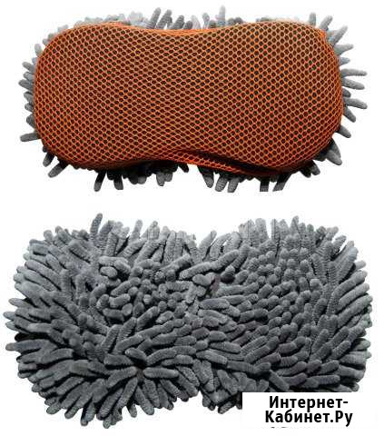 Губка Шиншилла SS-3293 (микрофибра+сетка) Калининград - изображение 1