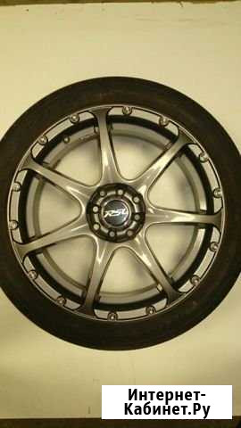 Летние шины Dunlop R17 на литых дисках RSL Новосибирск - изображение 1