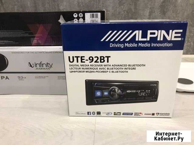 Магнитола alpine 92bt (новая) Балашиха - изображение 1