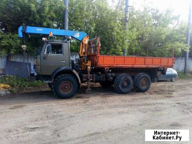 Кран борт Камаз 4310 Вездеход самосвал Киров - изображение 1