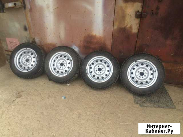 Продам зимние колеса на ваз штампы с зимней рез Озерск - изображение 1