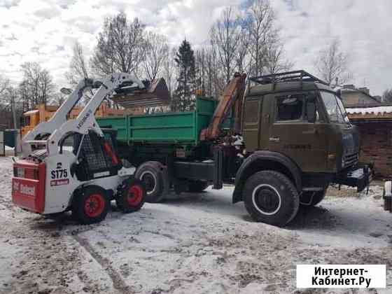 Услуги спецтехники мини-погрузчик, манипулятор-сам Думиничи