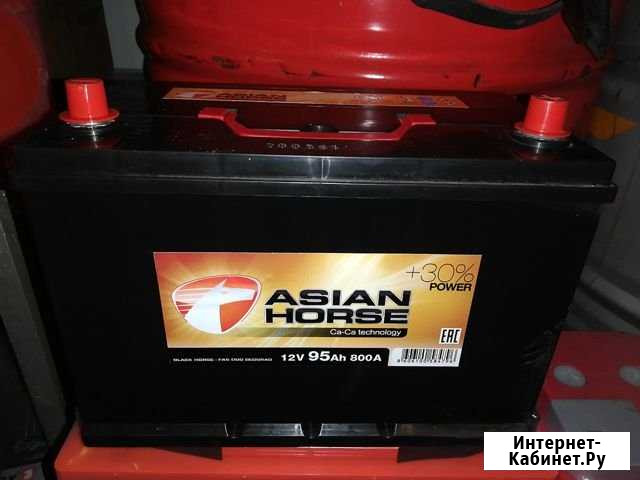 Новый аккумулятор 95а.ч азиатский тип 31 корп Курск - изображение 1