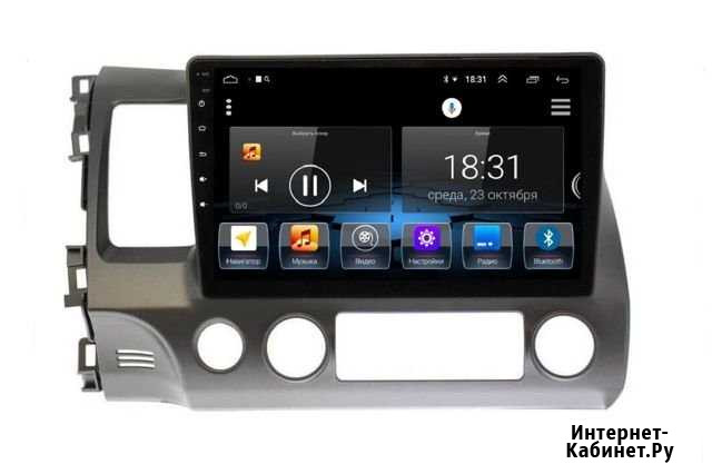 Магнитола Honda Civic 4D 2006-2011 Android с GPS Пермь - изображение 1