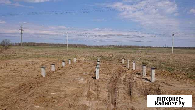 Фундамент на железобетонных сваях Бронницы - изображение 1