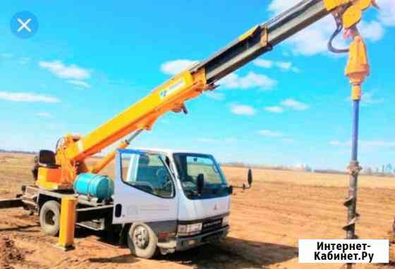 Услуги автобуровой,услуги экскаватор бур Завинчива Хабаровск