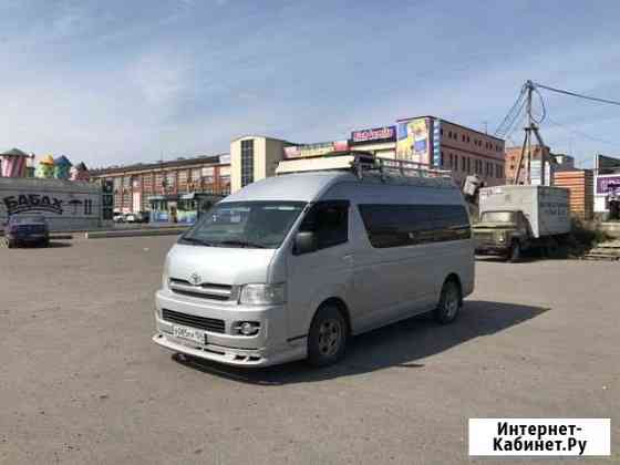 Toyota Hiace автобус микроавтобус услуги Красноярск