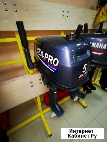 Лодочный мотор SEA-PRO 5л.с Б/У Сургут - изображение 1
