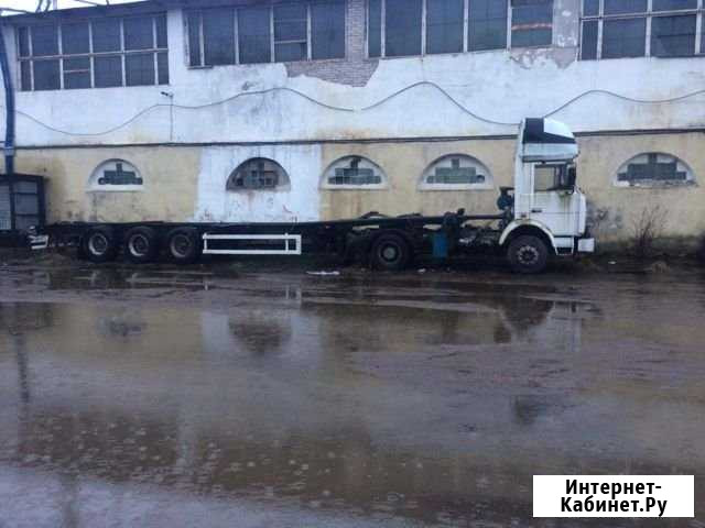 Маз контейнеровоз в сцепке с Тонаром Красное Село - изображение 1