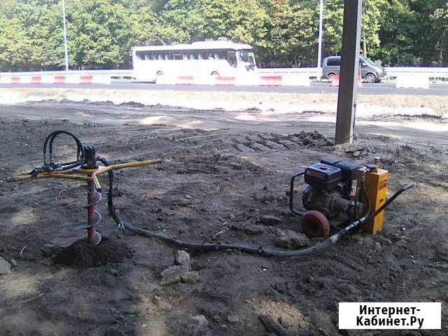 Бурение ям под столбы сваи Воронеж - изображение 1