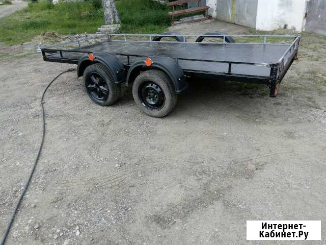 Прицеп 3500х1500 новый двухосный категория б Пермь - изображение 1