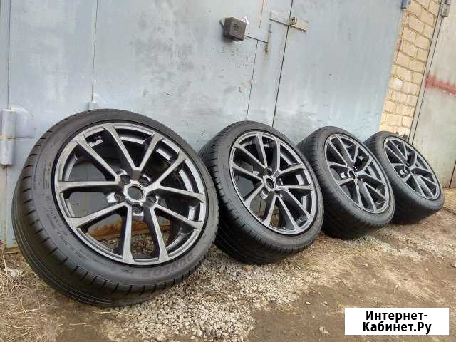 Эксклюзив Оригинал диски Subaru + шины Dunlop R18 Челябинск - изображение 1