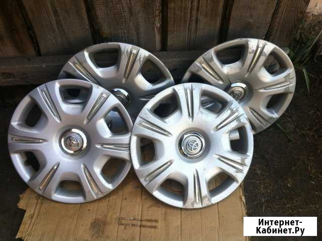 Продам колпаки Toyota (оригинал) R15 Целинное - изображение 1